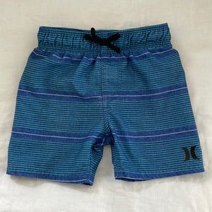 EUC (like new) Hurley swim shorts, 2T